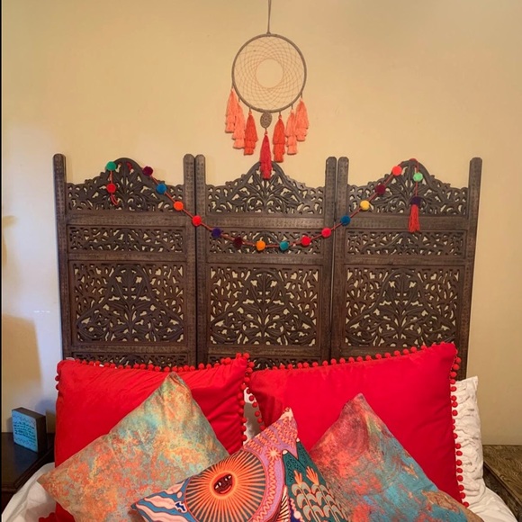 Bohemian Autumn Tassel Dreamcatcher Fall Wall Art - Picture 2 of 2